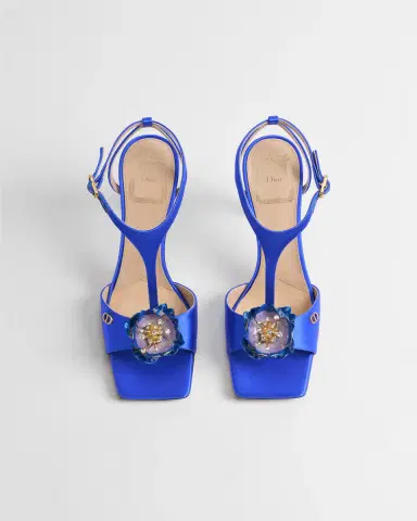Dior Dior Flora Heeled Sandal | Thumbnail 3 Dior Dior Flora Heeled Sandal | Thumbnail 3