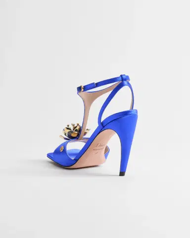 Dior Dior Flora Heeled Sandal | Thumbnail 4 Dior Dior Flora Heeled Sandal | Thumbnail 4