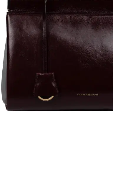Victoria Beckham Sloane Frame Bag - Dark Burgundy | Thumbnail 2 Victoria Beckham Sloane Frame Bag - Dark Burgundy | Thumbnail 2