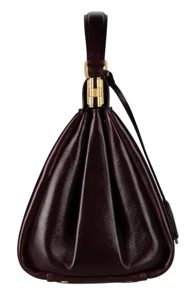 Victoria Beckham Sloane Frame Bag - Dark Burgundy | Thumbnail 3 Victoria Beckham Sloane Frame Bag - Dark Burgundy | Thumbnail 3