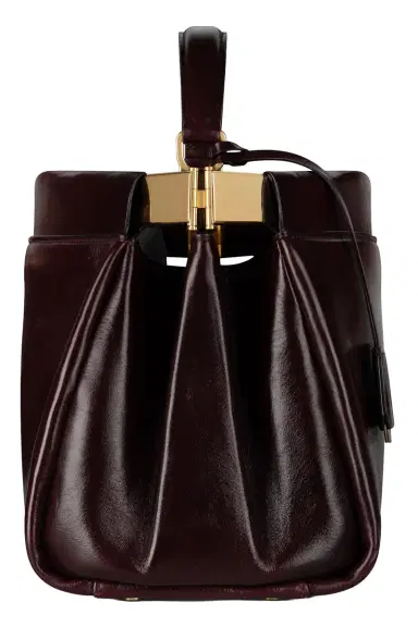 Victoria Beckham Sloane Frame Bag - Dark Burgundy | Thumbnail 5 Victoria Beckham Sloane Frame Bag - Dark Burgundy | Thumbnail 5