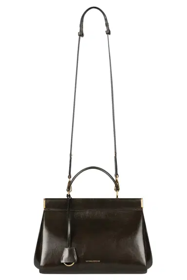 Victoria Beckham Sloane Frame Bag - Dark Olive | Thumbnail 3 Victoria Beckham Sloane Frame Bag - Dark Olive | Thumbnail 3