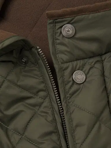 Peter Millar Men's Suffolk Quilted Travel Coat - Olive | Thumbnail 6 Peter Millar Men's Suffolk Quilted Travel Coat - Olive | Thumbnail 6