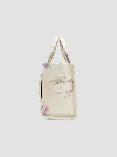 Marc Jacobs Women's Floral Canvas Tote Bag - Cream | Thumbnail 5 Marc Jacobs Women's Floral Canvas Tote Bag - Cream | Thumbnail 5