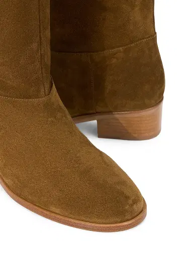 Staud Women's Indie 25MM Suede Boots | Thumbnail 4 Staud Women's Indie 25MM Suede Boots | Thumbnail 4