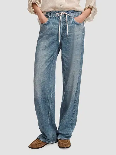 rag & bone Women's Miramar Terry Drawcord Wide-Leg Pants - Ellis | Thumbnail 4 rag & bone Women's Miramar Terry Drawcord Wide-Leg Pants - Ellis | Thumbnail 4