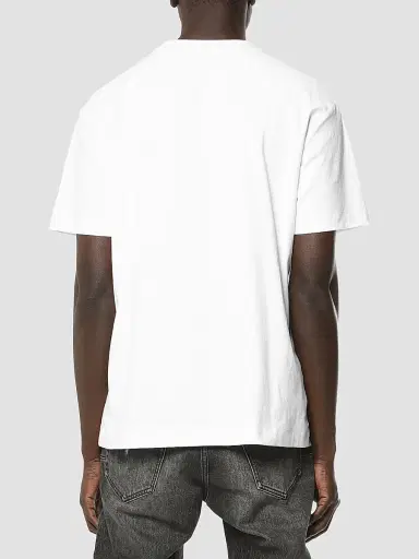 Purple Brand Men's Textured Jersey Crystal-Logo Graphic T-Shirt - White | Thumbnail 2 Purple Brand Men's Textured Jersey Crystal-Logo Graphic T-Shirt - White | Thumbnail 2