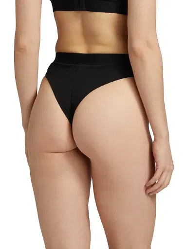 MOSCHINO Women's Logo 2-Pack Brazilian Brief - Multi Black | Thumbnail 4 MOSCHINO Women's Logo 2-Pack Brazilian Brief - Multi Black | Thumbnail 4