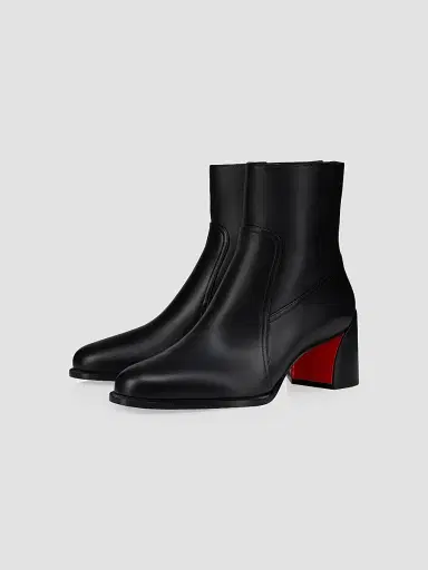 Christian Louboutin Women's Ira Zipped Booties - Black | Thumbnail 2 Christian Louboutin Women's Ira Zipped Booties - Black | Thumbnail 2