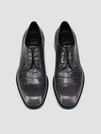 Christian Louboutin Men's Chambeliss Derbies - Phantom Grey - Size 13.5 | Thumbnail 4 Christian Louboutin Men's Chambeliss Derbies - Phantom Grey - Size 13.5 | Thumbnail 4