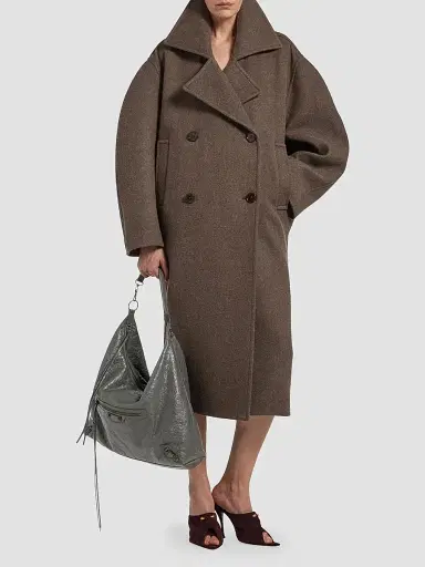 Balenciaga Women's Le City Hobo Bag - Volcanic Rock | Thumbnail 2 Balenciaga Women's Le City Hobo Bag - Volcanic Rock | Thumbnail 2