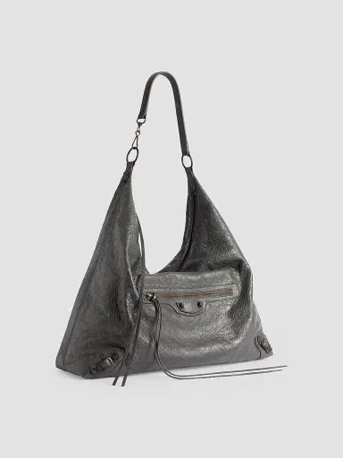 Balenciaga Women's Le City Hobo Bag - Volcanic Rock | Thumbnail 4 Balenciaga Women's Le City Hobo Bag - Volcanic Rock | Thumbnail 4
