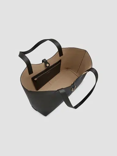 Strathberry Women's Kite Grain Leather Tote - Black | Thumbnail 5 Strathberry Women's Kite Grain Leather Tote - Black | Thumbnail 5