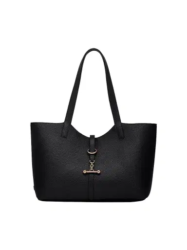 Strathberry Women's Kite Grain Leather Tote - Black | Thumbnail 1 Strathberry Women's Kite Grain Leather Tote - Black | Thumbnail 1