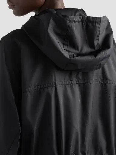 Prada Women's Nylon Rain Jacket - Black | Thumbnail 6 Prada Women's Nylon Rain Jacket - Black | Thumbnail 6