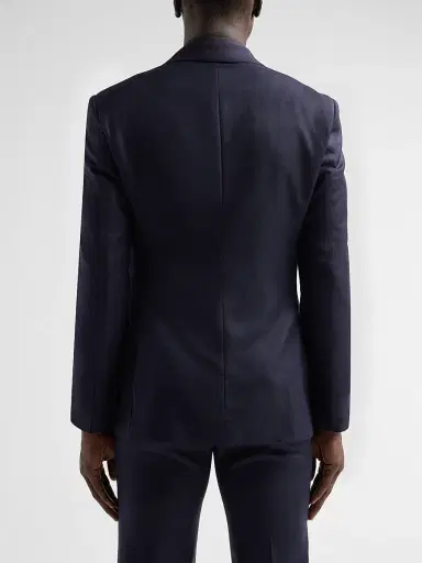 Giorgio Armani Men's Textured Wool Single-Breasted Suit - Night Sky | Thumbnail 5 Giorgio Armani Men's Textured Wool Single-Breasted Suit - Night Sky | Thumbnail 5