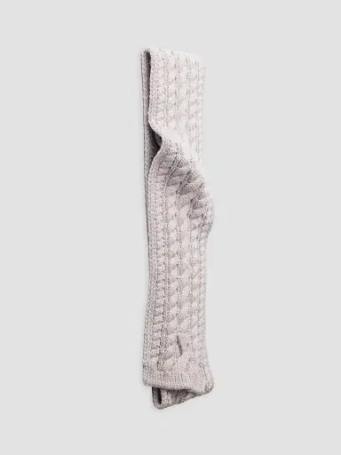 Prada Women's Wool Scarf - Beige Khaki | Thumbnail 2 Prada Women's Wool Scarf - Beige Khaki | Thumbnail 2