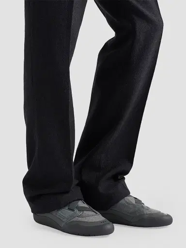 Prada Men's Speedrock Leather and Mesh Fabric Sneakers - Dark Grey | Thumbnail 6 Prada Men's Speedrock Leather and Mesh Fabric Sneakers - Dark Grey | Thumbnail 6