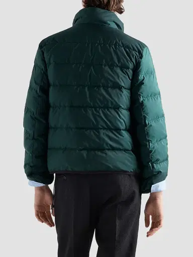 Prada Men's Medium-Weight Re-Nylon Down Jacket - Green | Thumbnail 5 Prada Men's Medium-Weight Re-Nylon Down Jacket - Green | Thumbnail 5