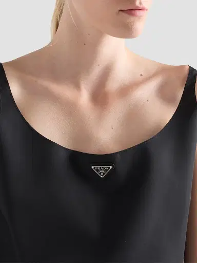 Prada Women's Nylon Tank Top - Black | Thumbnail 6 Prada Women's Nylon Tank Top - Black | Thumbnail 6