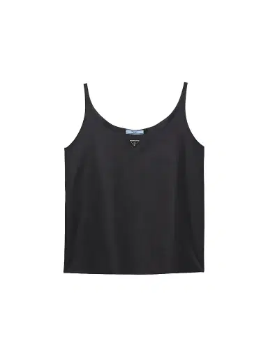 Prada Women's Nylon Tank Top - Black | Thumbnail 1 Prada Women's Nylon Tank Top - Black | Thumbnail 1
