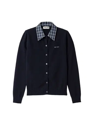Miu Miu Women's Cashmere Cardigan | Thumbnail 1 Miu Miu Women's Cashmere Cardigan | Thumbnail 1