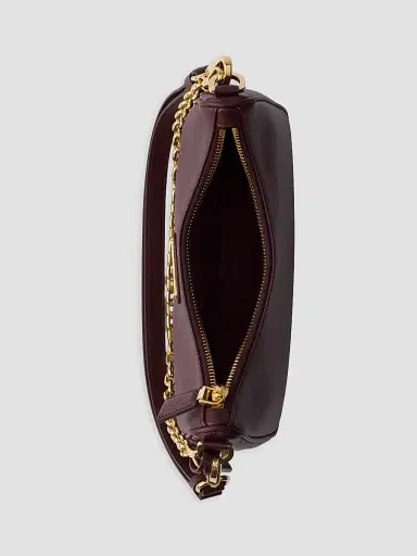 Prada Women's Re-Edition Saffiano Leather Shoulder Bag - Dark Red | Thumbnail 4 Prada Women's Re-Edition Saffiano Leather Shoulder Bag - Dark Red | Thumbnail 4