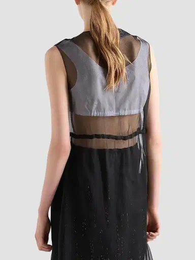Prada Women's Poplin Top - White - Size 8 | Thumbnail 3 Prada Women's Poplin Top - White - Size 8 | Thumbnail 3