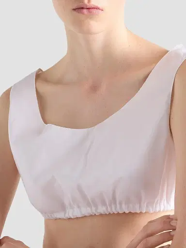 Prada Women's Poplin Top - White - Size 8 | Thumbnail 6 Prada Women's Poplin Top - White - Size 8 | Thumbnail 6