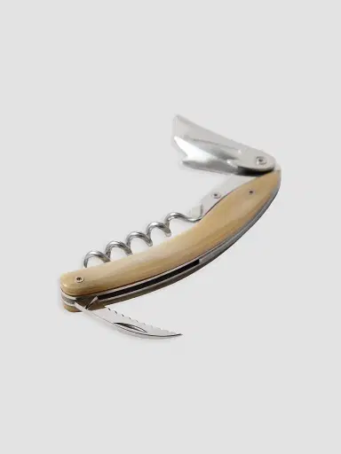 Brunello Cucinelli Buffalo Horn and Steel Cork-Screw | Thumbnail 2 Brunello Cucinelli Buffalo Horn and Steel Cork-Screw | Thumbnail 2