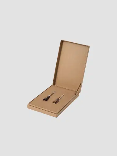 Brunello Cucinelli 2-Piece Buffalo Horn and Steel Stopper Set | Thumbnail 3 Brunello Cucinelli 2-Piece Buffalo Horn and Steel Stopper Set | Thumbnail 3