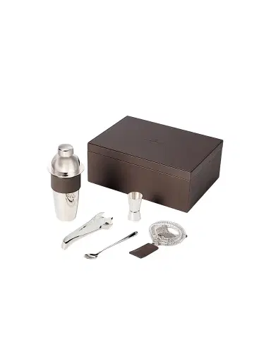 Brunello Cucinelli Silver Plated Steel Cocktail Set - Cigar | Thumbnail 1 Brunello Cucinelli Silver Plated Steel Cocktail Set - Cigar | Thumbnail 1