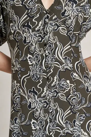 La Ligne Florence Dress - Taupe Floral | Thumbnail 3 La Ligne Florence Dress - Taupe Floral | Thumbnail 3