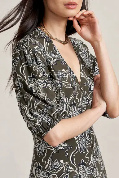 La Ligne Florence Dress - Taupe Floral | Thumbnail 6 La Ligne Florence Dress - Taupe Floral | Thumbnail 6