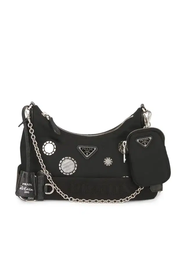 Sequin Polka Dot Re-Edition 2005 Re-Nylon Shoulder Bag Sequin Polka Dot Re-Edition 2005 Re-Nylon Shoulder Bag
