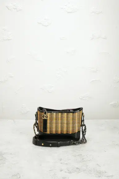 chanel Chanel Rattan Small Gabrielle Hobo Bag | Thumbnail 2 chanel Chanel Rattan Small Gabrielle Hobo Bag | Thumbnail 2