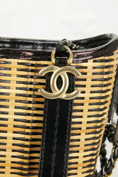 chanel Chanel Rattan Small Gabrielle Hobo Bag | Thumbnail 6 chanel Chanel Rattan Small Gabrielle Hobo Bag | Thumbnail 6