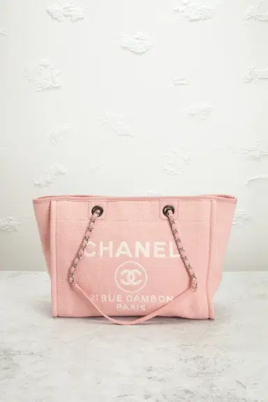 chanel Chanel Small Deauville Tote Bag | Thumbnail 2 chanel Chanel Small Deauville Tote Bag | Thumbnail 2