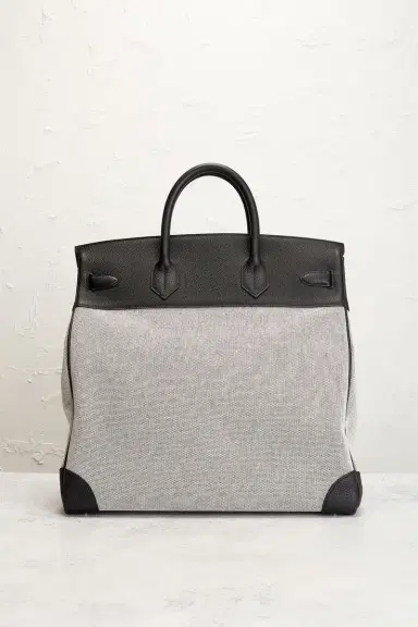 FWRD Renew Hermes Toile & Evercolor Haut A Courroies Birkin 40 Handbag | Thumbnail 3 FWRD Renew Hermes Toile & Evercolor Haut A Courroies Birkin 40 Handbag | Thumbnail 3