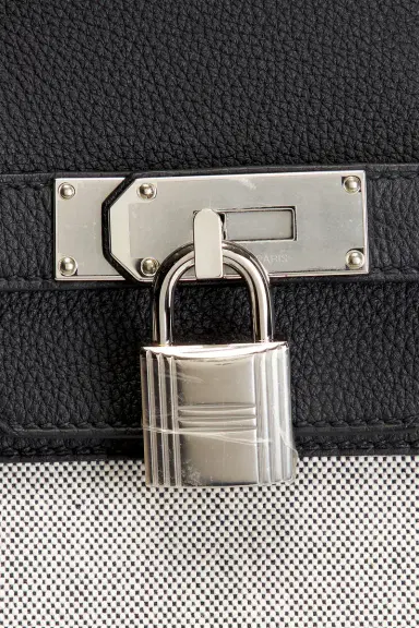 FWRD Renew Hermes Toile & Evercolor Haut A Courroies Birkin 40 Handbag | Thumbnail 5 FWRD Renew Hermes Toile & Evercolor Haut A Courroies Birkin 40 Handbag | Thumbnail 5