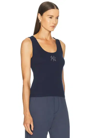 Sporty & Rich x Yankees Krystal Cropped Tank Top | Thumbnail 2 Sporty & Rich x Yankees Krystal Cropped Tank Top | Thumbnail 2