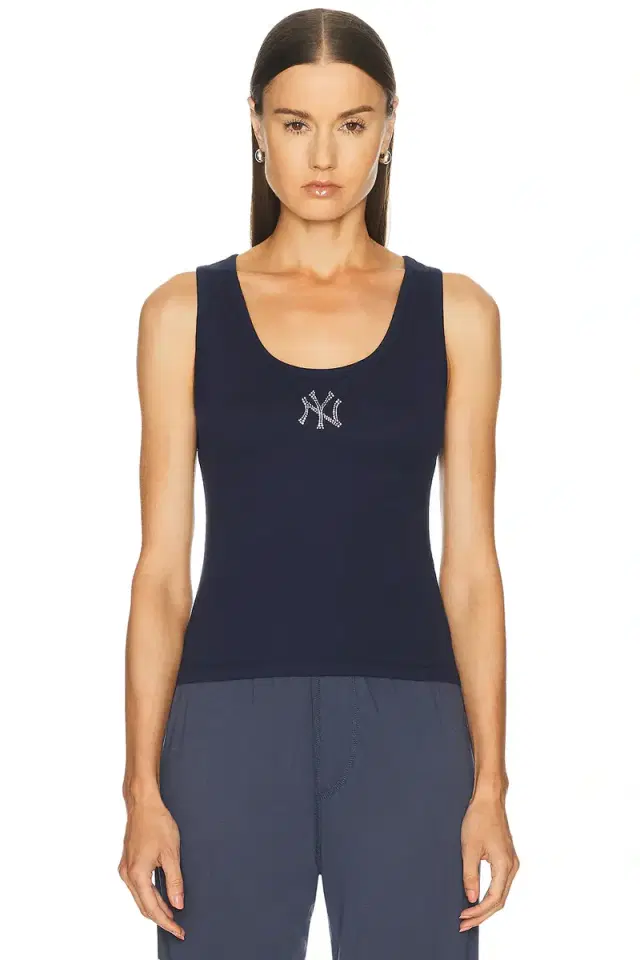 x Yankees Krystal Cropped Tank Top x Yankees Krystal Cropped Tank Top