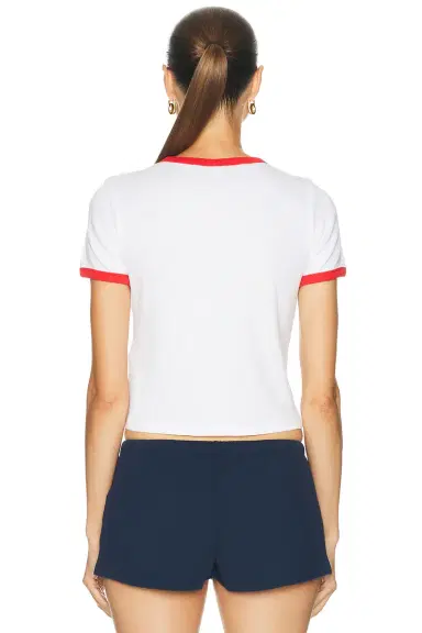 Sporty & Rich Bold Health Soft Ringer Tee | Thumbnail 3 Sporty & Rich Bold Health Soft Ringer Tee | Thumbnail 3