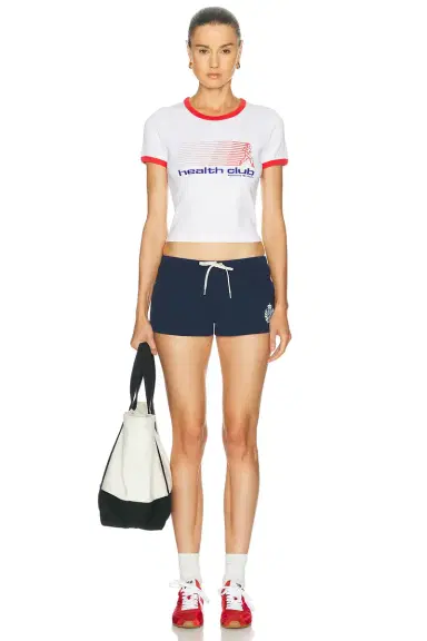 Sporty & Rich Bold Health Soft Ringer Tee | Thumbnail 4 Sporty & Rich Bold Health Soft Ringer Tee | Thumbnail 4