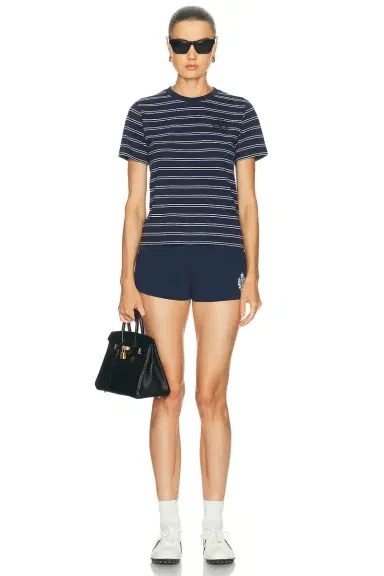Sporty & Rich NY Crest T-Shirt | Thumbnail 4 Sporty & Rich NY Crest T-Shirt | Thumbnail 4