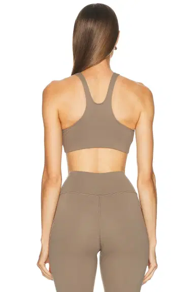 Sporty & Rich Serif Logo Sports Bra | Thumbnail 3 Sporty & Rich Serif Logo Sports Bra | Thumbnail 3