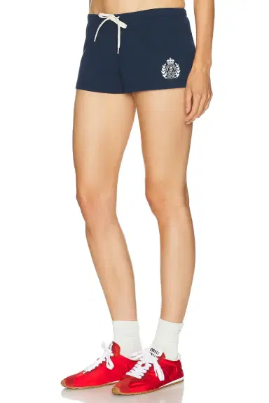 Sporty & Rich NY Crest Lounge Short | Thumbnail 3 Sporty & Rich NY Crest Lounge Short | Thumbnail 3