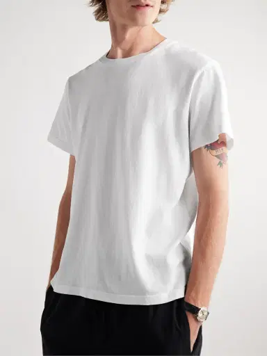 Nili Lotan Bradley Cotton-Jersey T-Shirt - Men | Thumbnail 3 Nili Lotan Bradley Cotton-Jersey T-Shirt - Men | Thumbnail 3