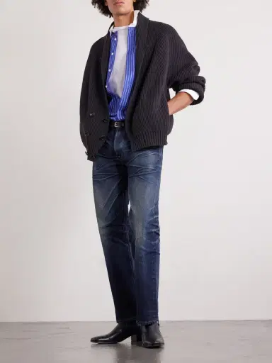 Tom Ford Straight-Leg Selvedge Jeans - Men | Thumbnail 2 Tom Ford Straight-Leg Selvedge Jeans - Men | Thumbnail 2