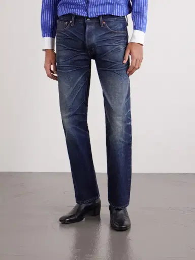 Tom Ford Straight-Leg Selvedge Jeans - Men | Thumbnail 3 Tom Ford Straight-Leg Selvedge Jeans - Men | Thumbnail 3
